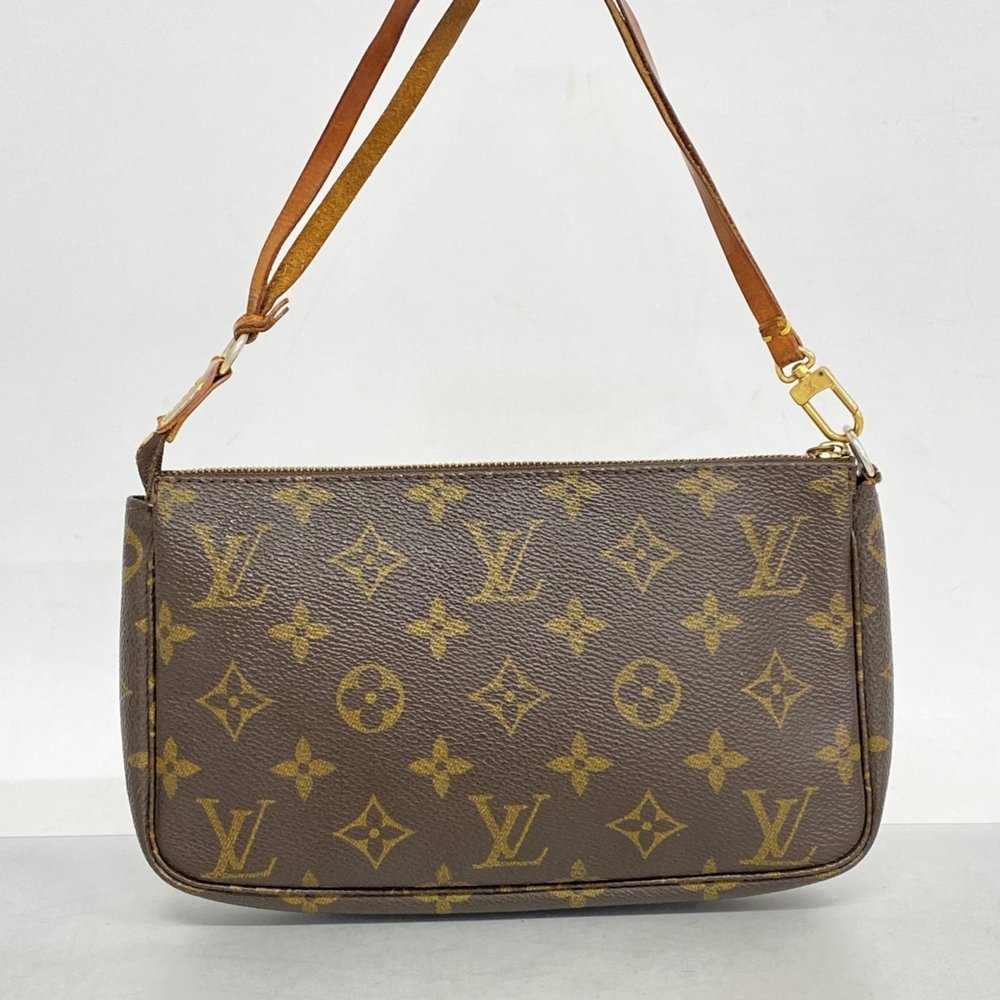 Louis Vuitton Pouch Monogram Pochette Accessoires M51980 Brown Women's - Picture 11 of 11